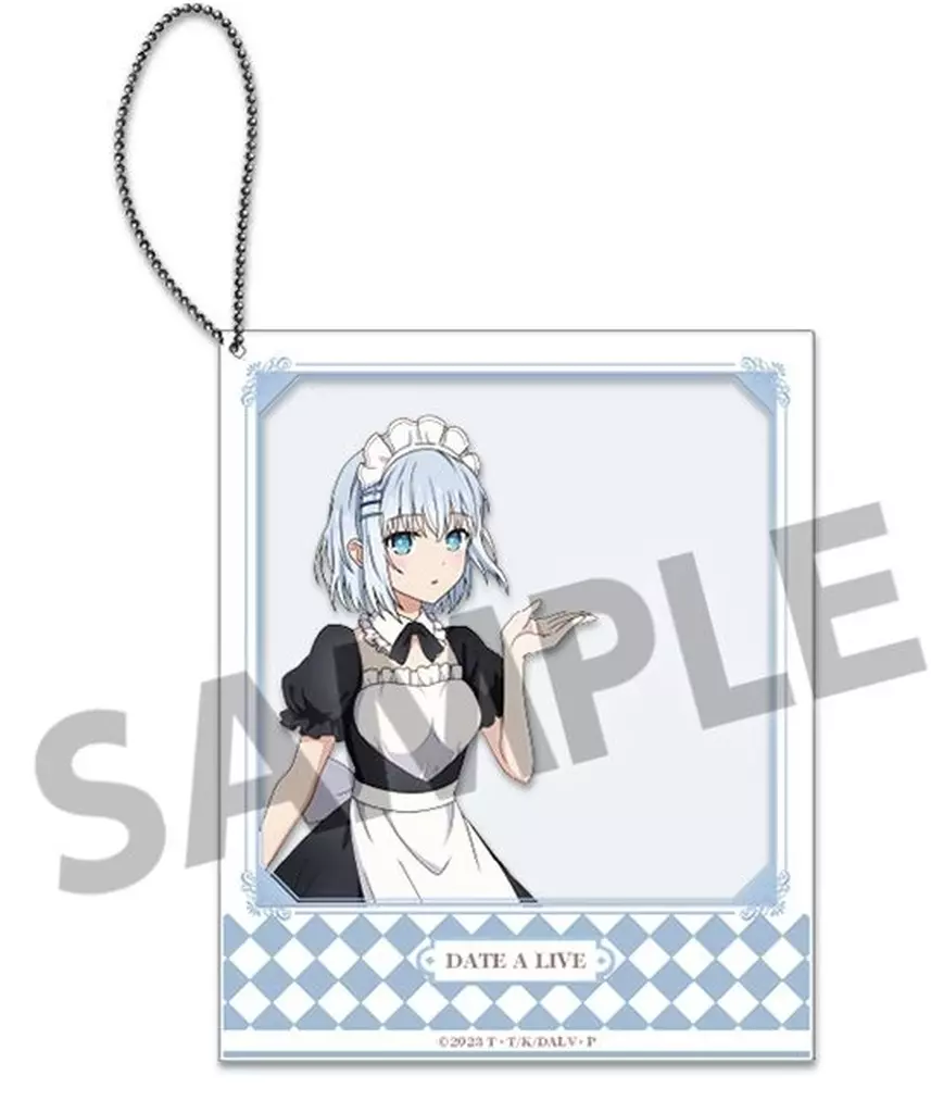 鳶一折紙 描き下ろしポラロイド風アクリル メイド ver. 「デート・ア・ライブV」