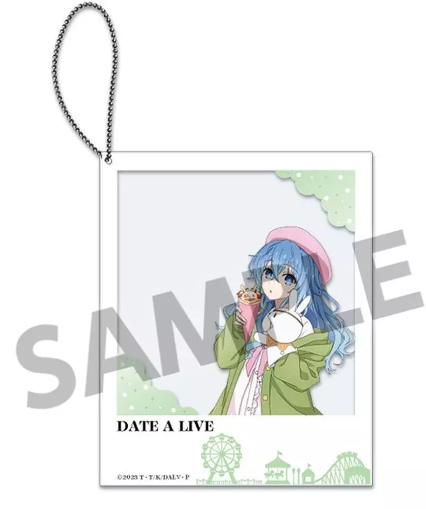 四糸乃 描き下ろしポラロイド風アクリル 遊園地デート ver. 「デート・ア・ライブV」