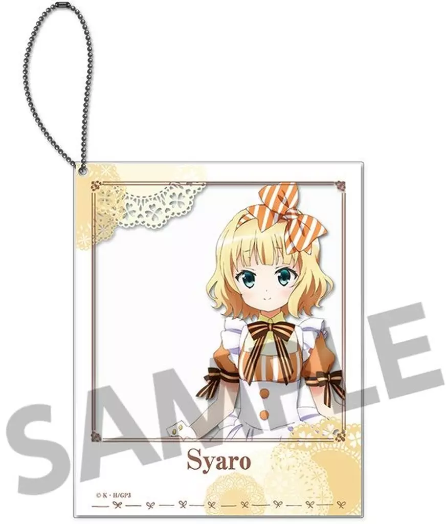 シャロ 描き下ろしポラロイド風アクリル 「ご注文はうさぎですか? BLOOM」