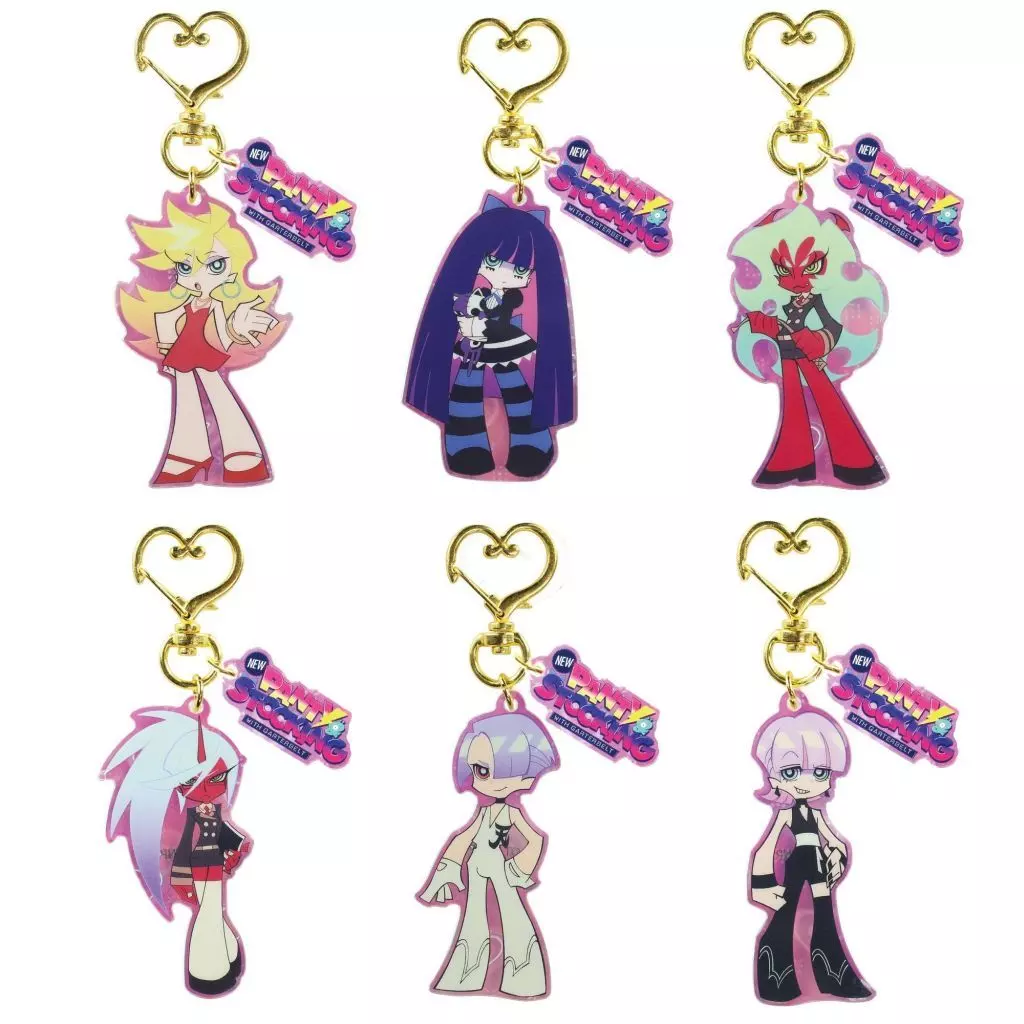 全6種セット 「New PANTY ＆ STOCKING with GARTERBELT ACRYLIC KEYCHAIN(アクリルキーチェーン)」
