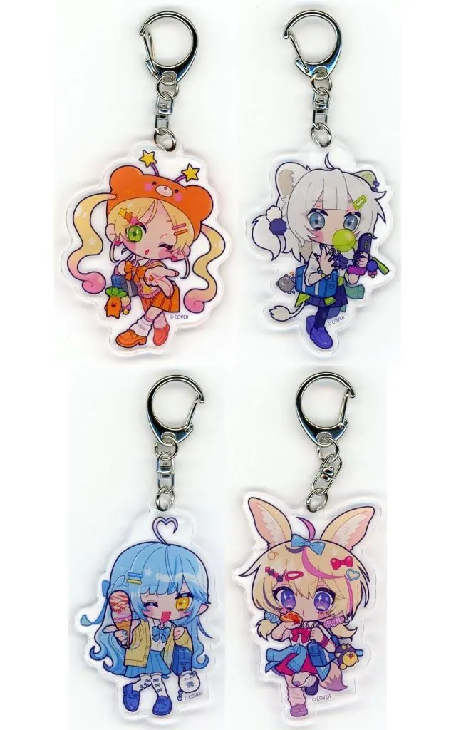 全4種セット 「バーチャルYoutuber ホロライブ ホロツリねぽらぼ POP-UP SHOP＆CAFE in ツリービレッジ トレーディングアクリル ギャルver.」