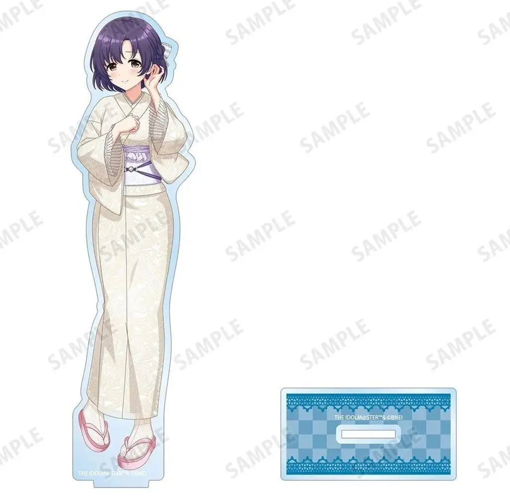 白菊ほたる 描き下ろし レース着物ver. BIGアクリルスタンド 「アイドルマスター シンデレラガールズ POP UP STREET in 奥山おまいりまち・浅草西参道」