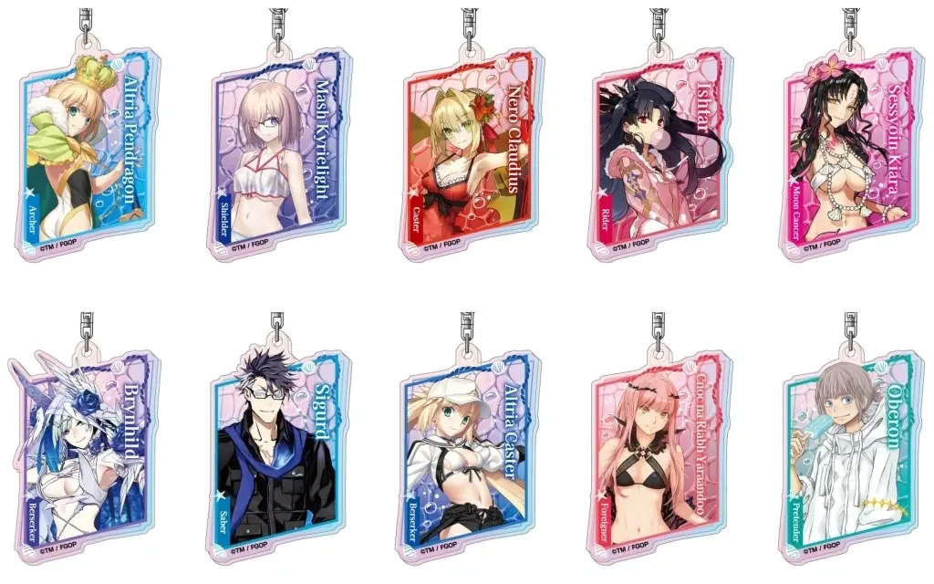 全10種セット 「オーロラアクリル Fate/Grand Order A BOX」