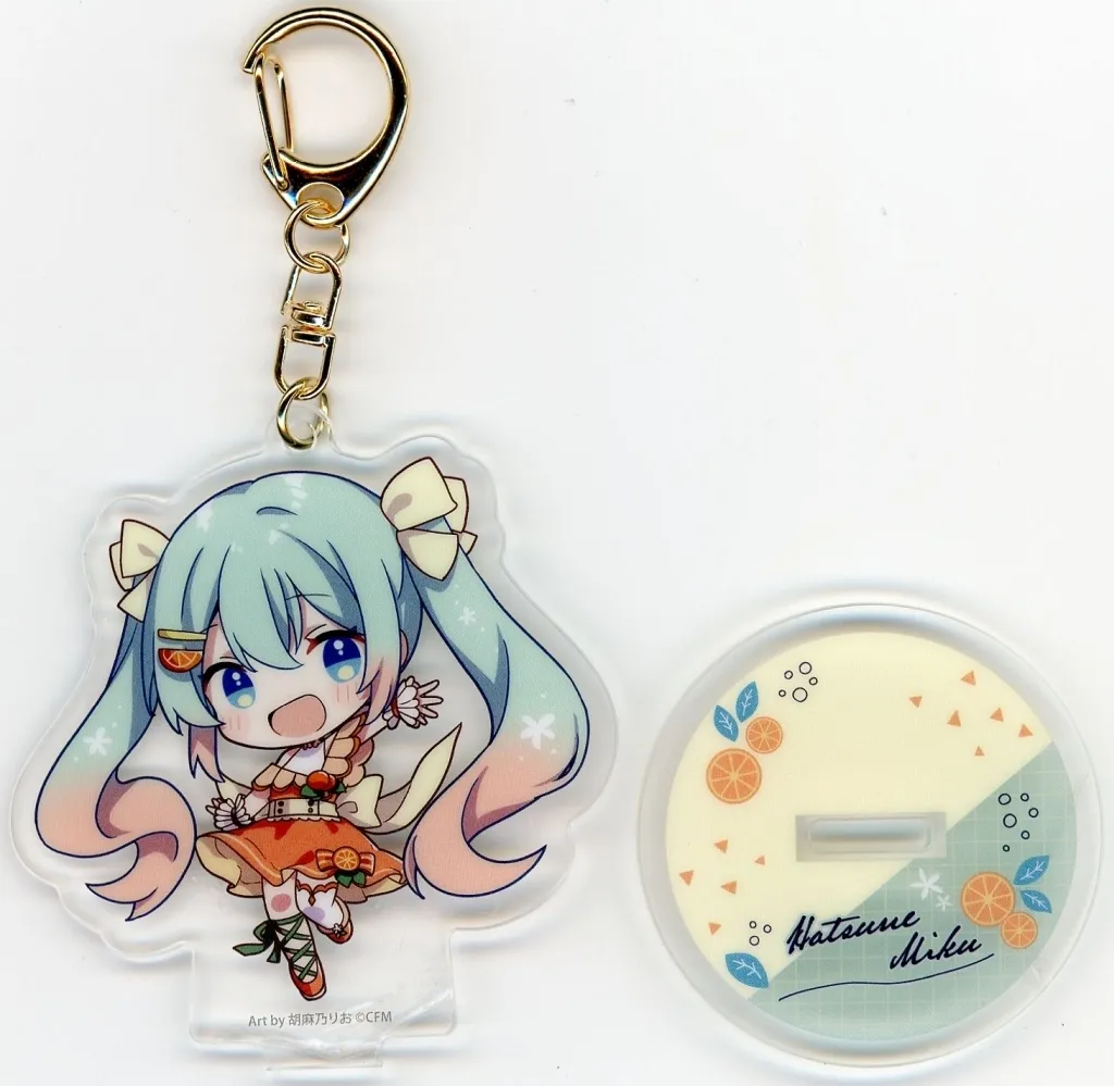 初音ミク(台座グリーン) アクリル 「フリューくじ 初音ミク Citrus MIKU」 F賞