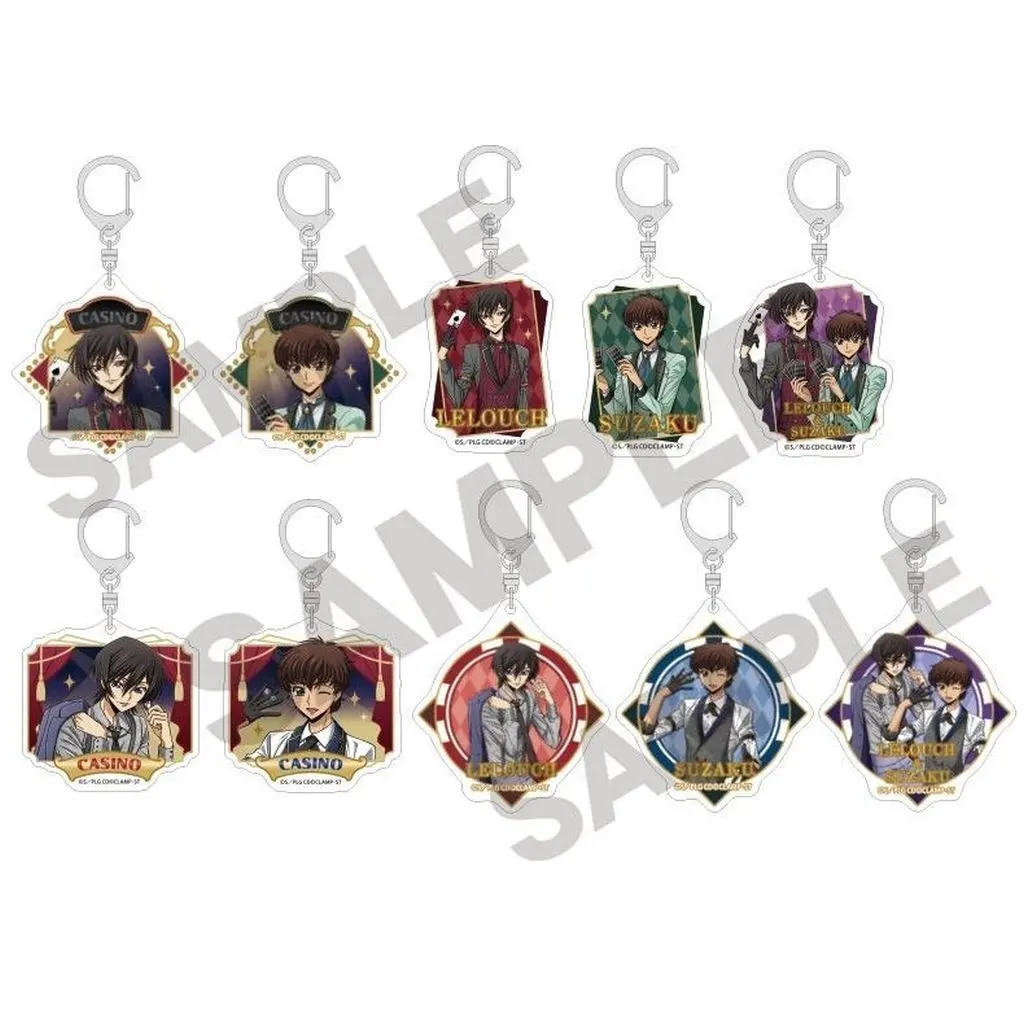 全10種セット 「コードギアス 反逆のルルーシュ トレーディングアクリル カジノ」