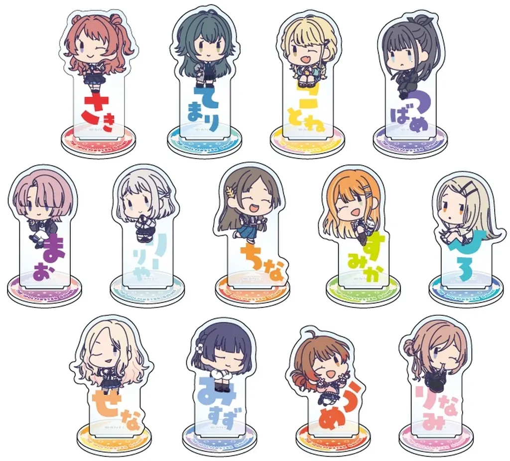 全13種セット 「学園アイドルマスター おなまえぴたんコ ミニアクリルスタンド」