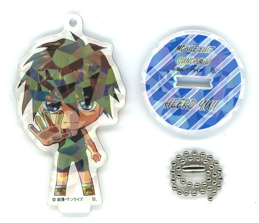 ヒイロ・ユイ(ホログラム) 「ハピクロ! 新機動戦記ガンダムW かべきゅん アクリルスタンドチャーム」