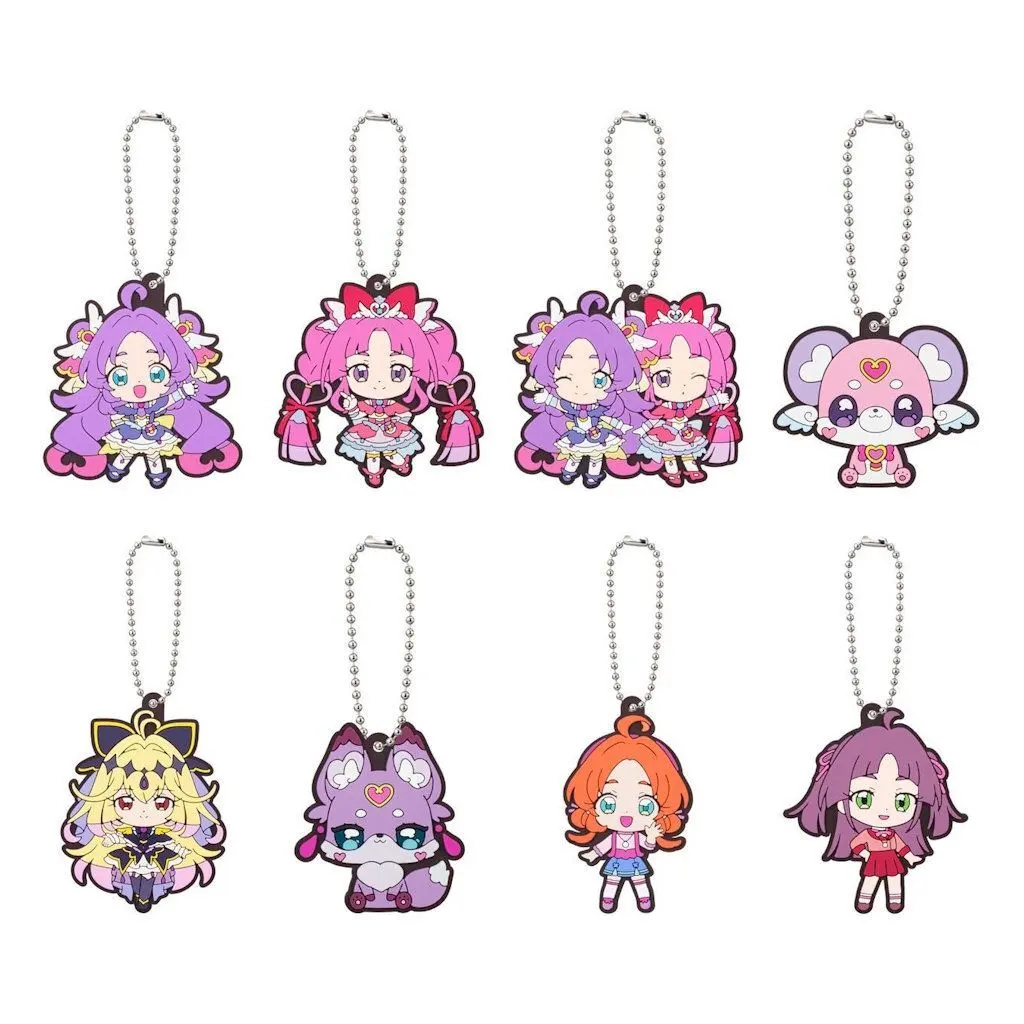 全8種セット 「名探偵プリキュア! カプセルラバーマスコット」