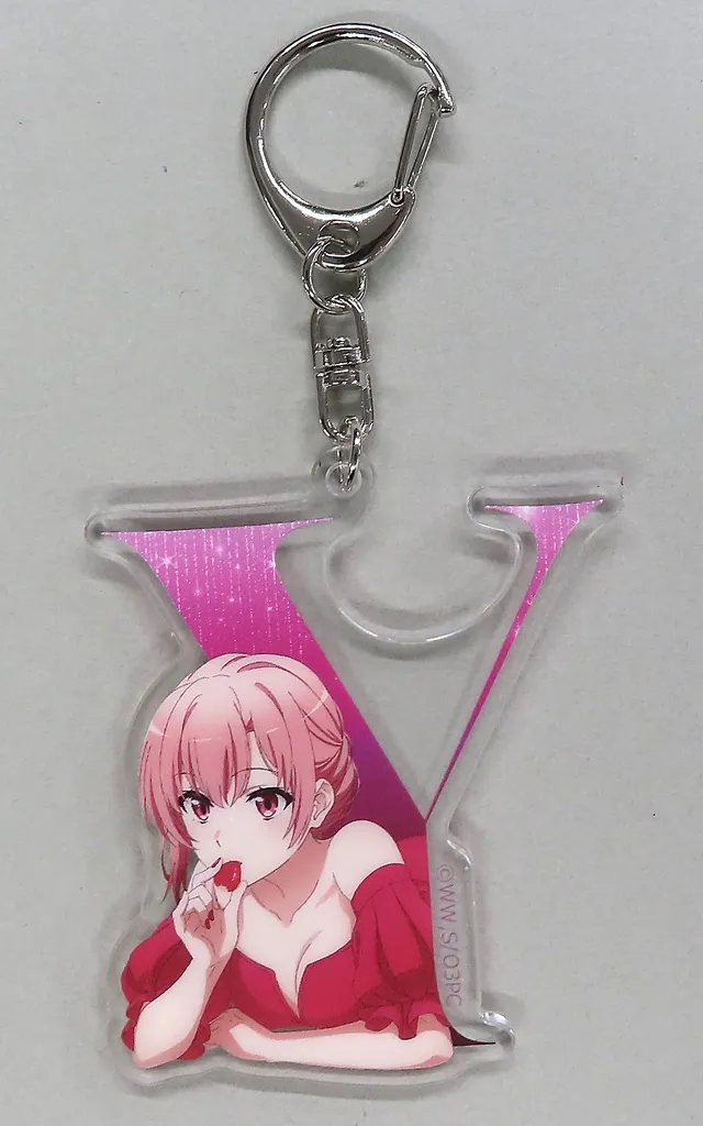 由比ヶ浜結衣A イニシャルアクリル 「DMMスクラッチ!×きゃらっとくじTVアニメ やはり俺の青春ラブコメはまちがっている。完 Pure Strawberry Kiss スクラッチ」 C-2賞