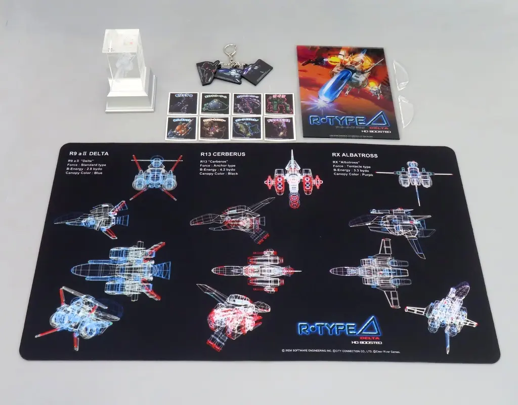 [単品] 5大特典セット 「PS5/Switchソフト R-Type Delta： HD Boosted ファミ通DXパック 3Dクリスタルセット」 同梱特典_img
