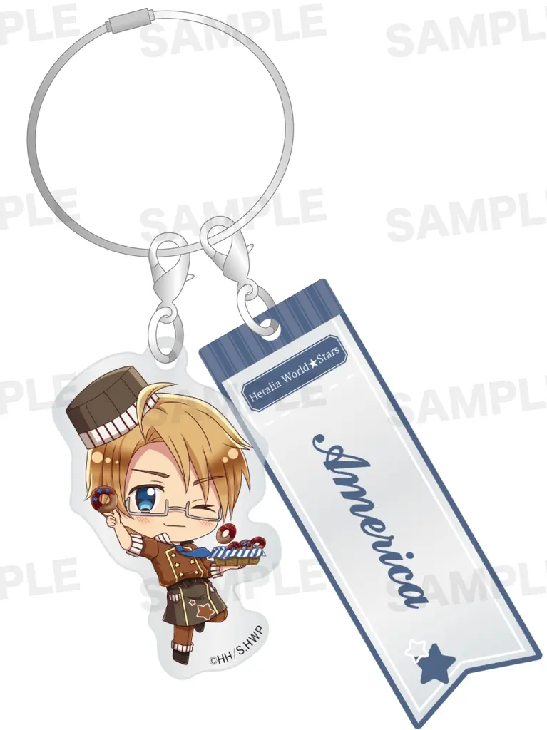 アメリカ ワイヤーアクリル(きゃらほっぴん!)ショコラティエver. 「ヘタリア World★Stars」