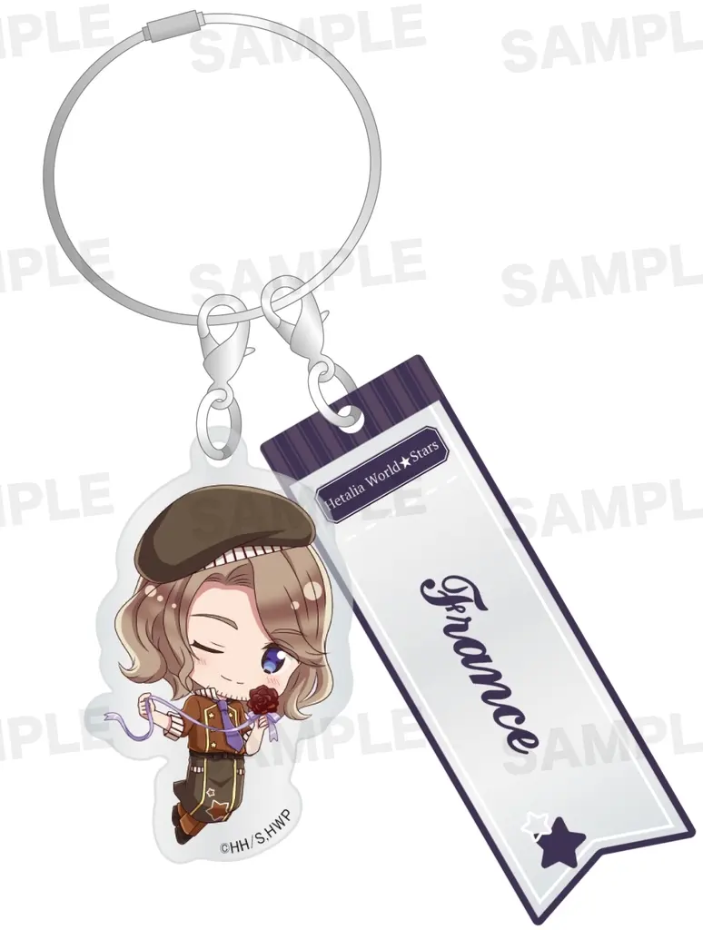 フランス ワイヤーアクリル(きゃらほっぴん!)ショコラティエver. 「ヘタリア World★Stars」