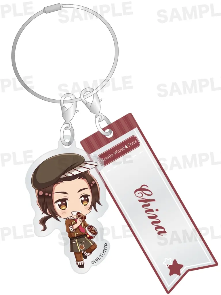 中国 ワイヤーアクリル(きゃらほっぴん!)ショコラティエver. 「ヘタリア World★Stars」