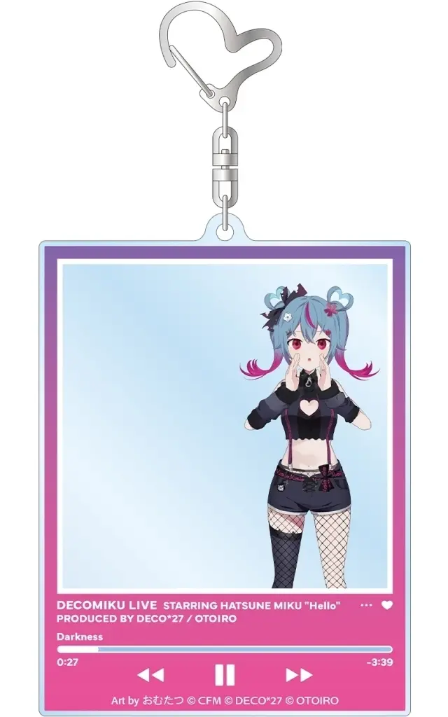 デコミク (ダークネス) Art by おむたつ フォトフレーム風BIGアクリル 「デコミクLIVE starring 初音ミク『Hello』Produced by DECO*27 / OTOIRO」