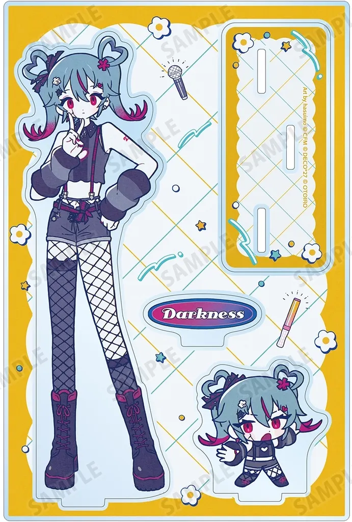 デコミク (ダークネス) Art by hasuimo パーツ付きBIGアクリルスタンド 「デコミクLIVE starring 初音ミク『Hello』Produced by DECO*27 / OTOIRO」_image