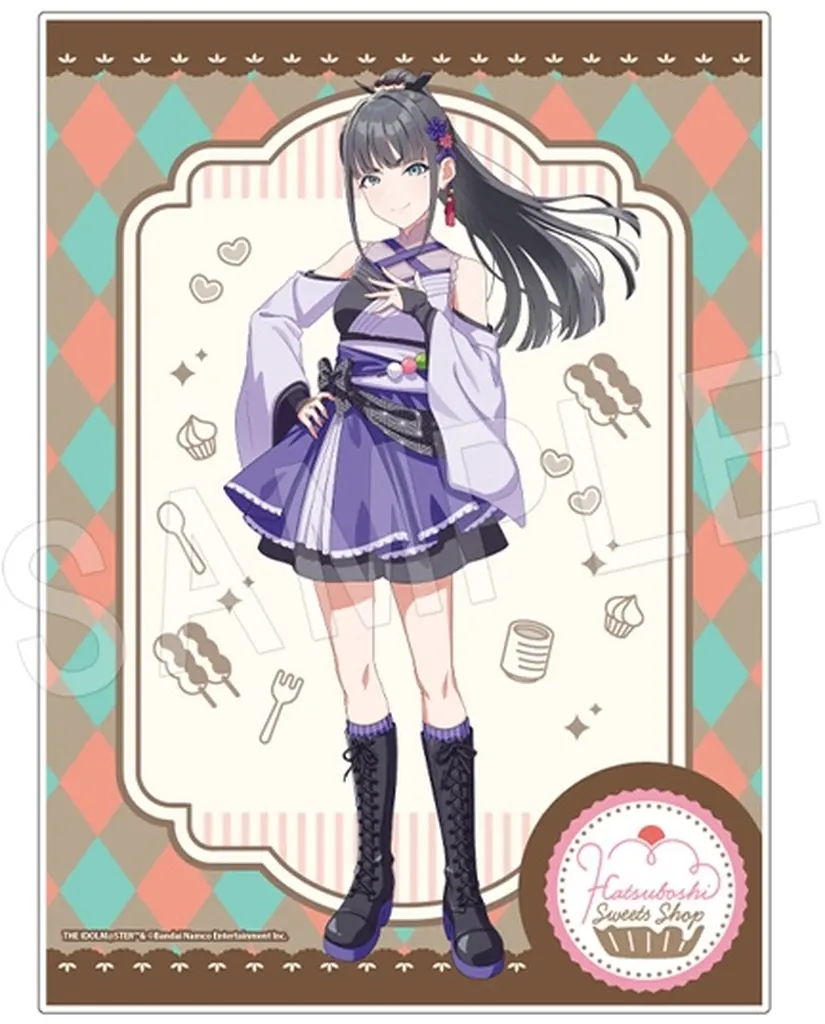 [新品] 雨夜燕 メニューブック風ホロアクリルアートパネル スイーツver. 「学園アイドルマスター」