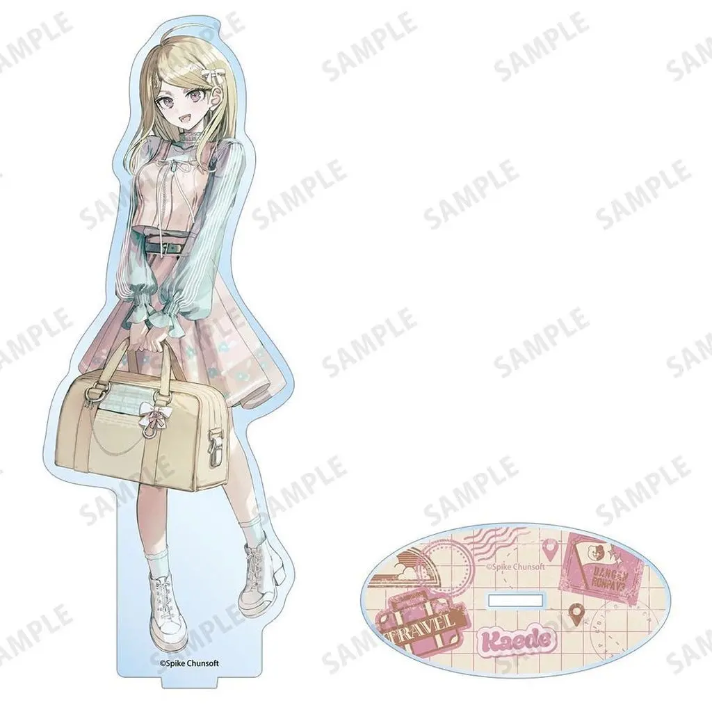 赤松楓 緜さんイラスト 私服で旅行ver. BIGアクリルスタンド 「JR東海×ダンガンロンパシリーズ 超高校級のダンガン大阪旅行」_image