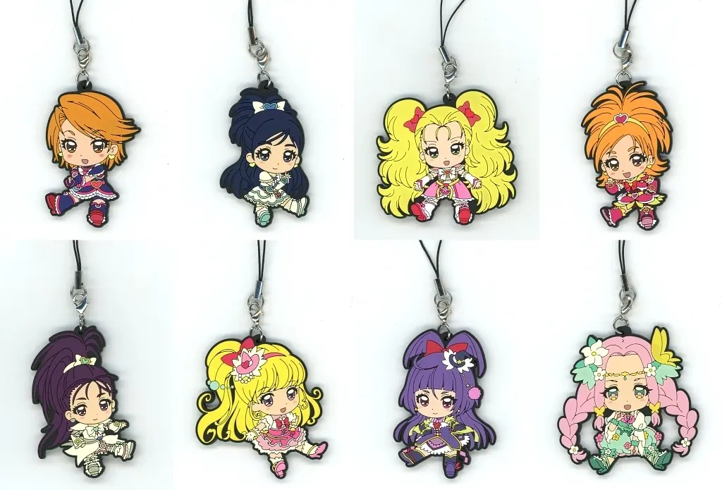 全8種セット 「プリキュアオールスターズ ぺたん娘トレーディングラバーvol.2」