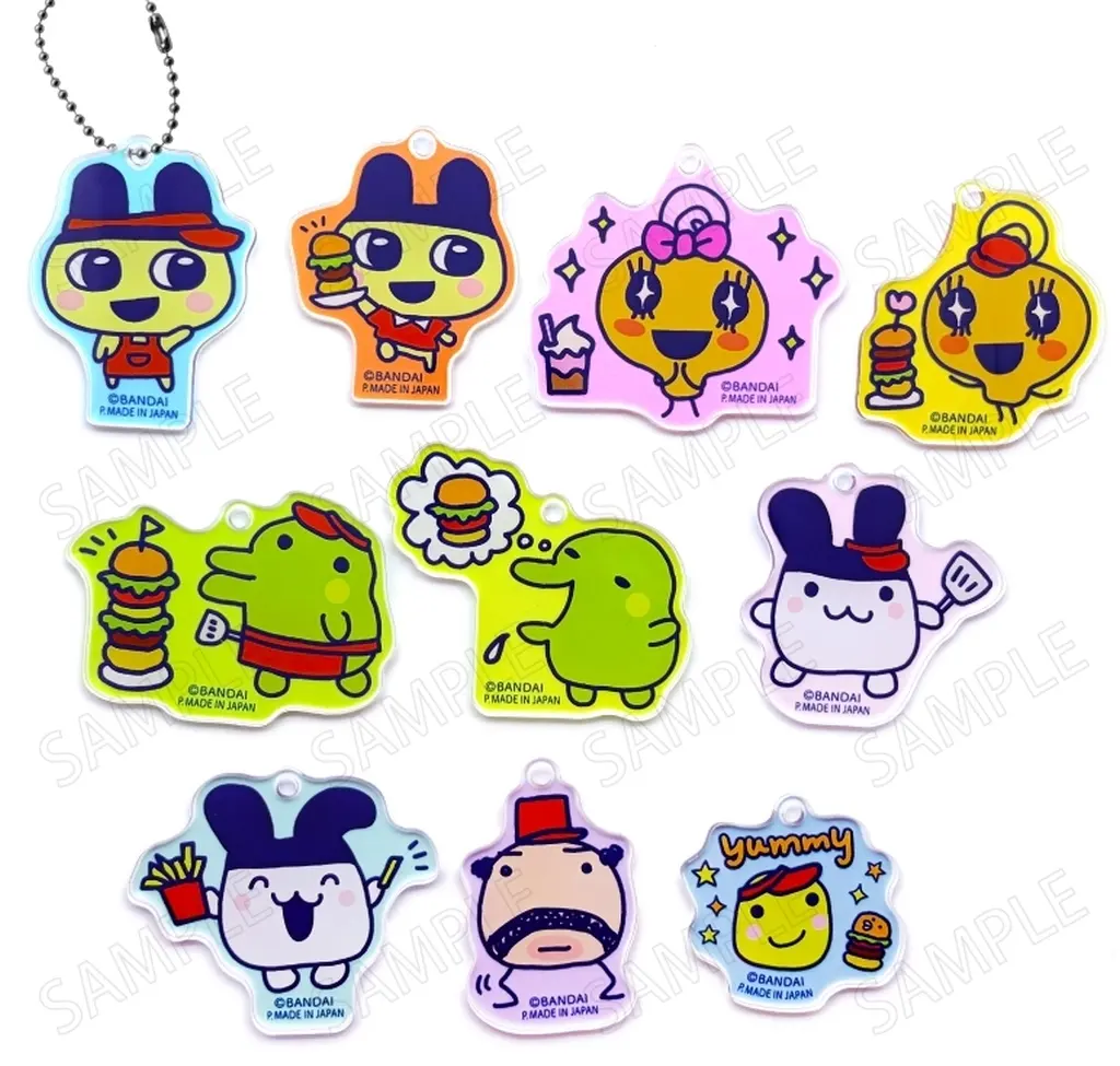 全10種セット 「たまごっち ウェルカムバーガー アクリル」
