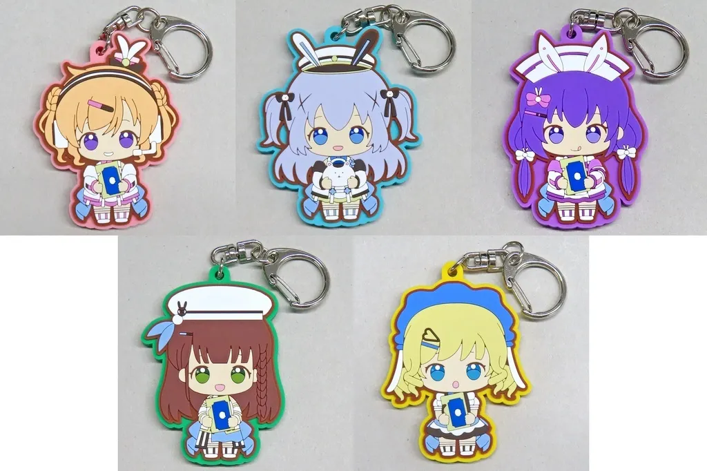 全5種セット ラバー 「きゃらっとくじご注文はうさぎですか? BLOOM ～銀河特急ラビットハウス～」 C賞