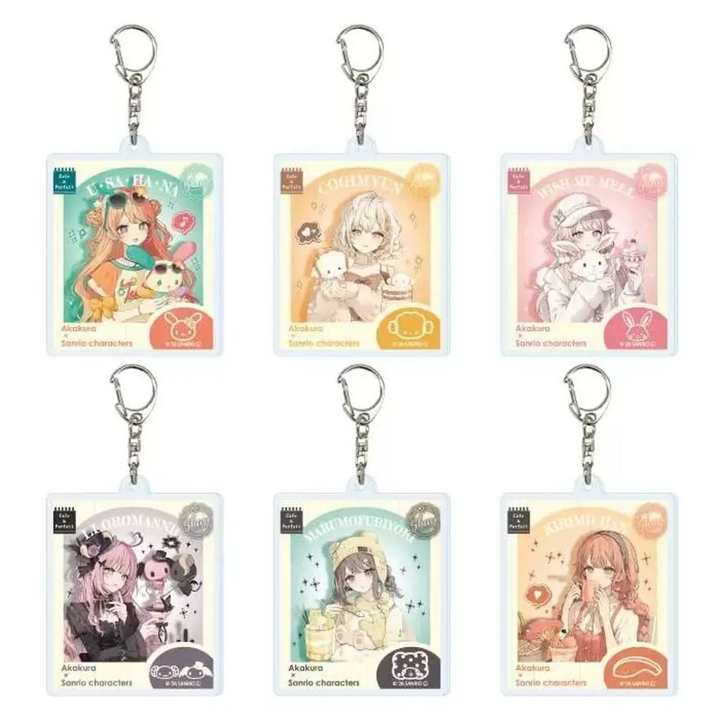 全6種セット 「赤倉×サンリオキャラクターズ アクリル 06.コラボイラスト」