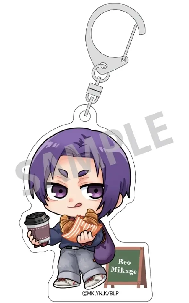 御影玲王(焼きたてパンとテイクアウトドリンク) 描き起こし アクリル 「ブルーロック」