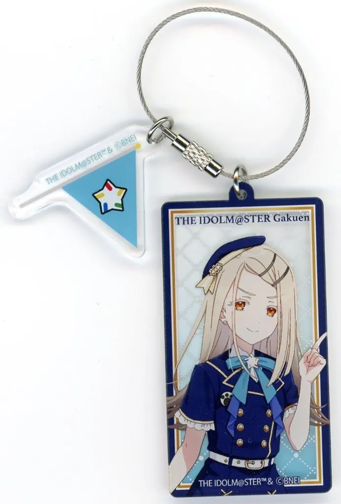 篠澤広 ワイヤーキーホルダー 遊園地 ver. 「学園アイドルマスター×よみうりランド」
