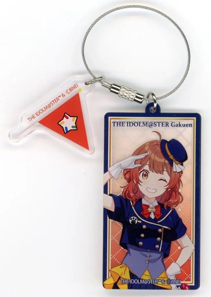 花海佑芽 ワイヤーキーホルダー 遊園地 ver. 「学園アイドルマスター×よみうりランド」