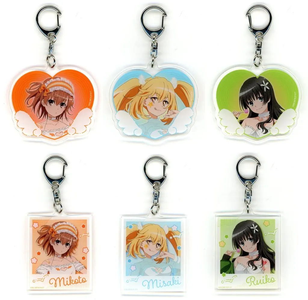 全6種セット 「とある科学の超電磁砲T POP UP SHOP アクリル 12/(描き下ろしイラスト)」