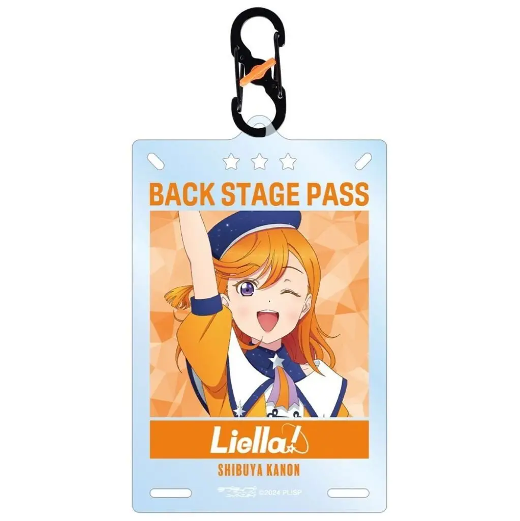 澁谷かのん 描き下ろし カラビナ付きカード型アクリル スーパースター!!ver. 「ラブライブ!スーパースター!!」