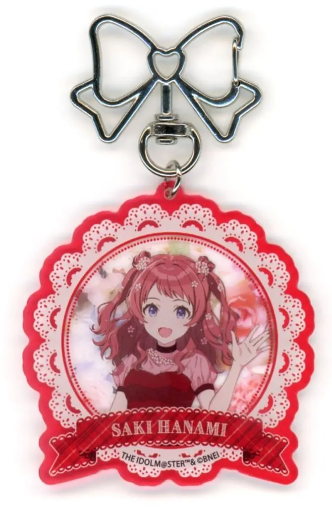 花海咲季 アクリルキーホルダー floral dress ver. 「学園アイドルマスター×HANA・BIYORI」