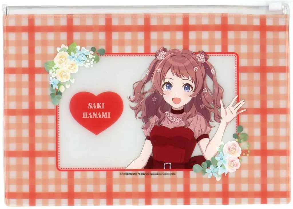 花海咲季 クリアポーチ floral dress ver. 「学園アイドルマスター×HANA・BIYORI」