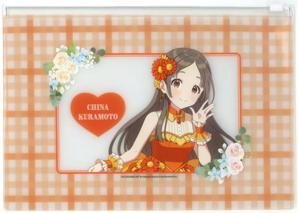 倉本千奈 クリアポーチ floral dress ver. 「学園アイドルマスター×HANA・BIYORI」