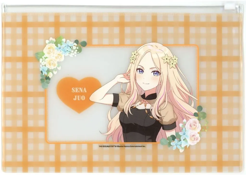 十王星南 クリアポーチ floral dress ver. 「学園アイドルマスター×HANA・BIYORI」