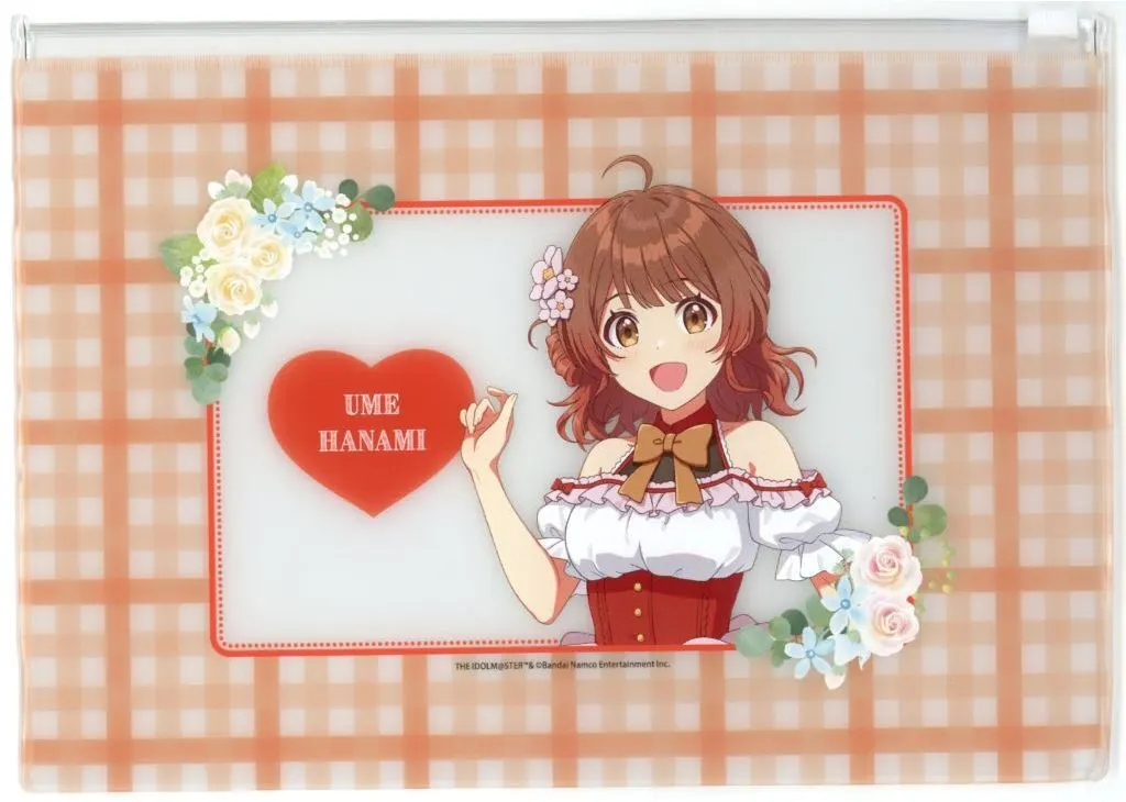花海佑芽 クリアポーチ floral dress ver. 「学園アイドルマスター×HANA・BIYORI」