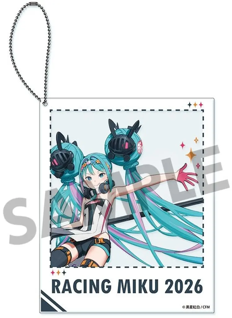 レーシングミク 2026 キービジュアル2 Ver. ポラロイド風アクリル 「初音ミク GTプロジェクト」