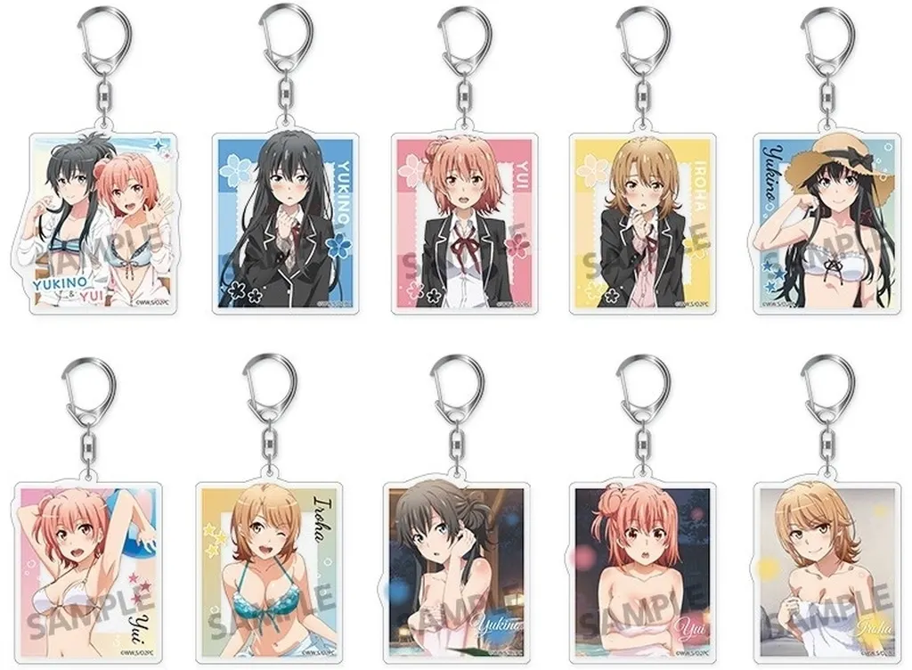 全10種セット 「やはり俺の青春ラブコメはまちがっている。シリーズ トレーディングアクリル vol.1」