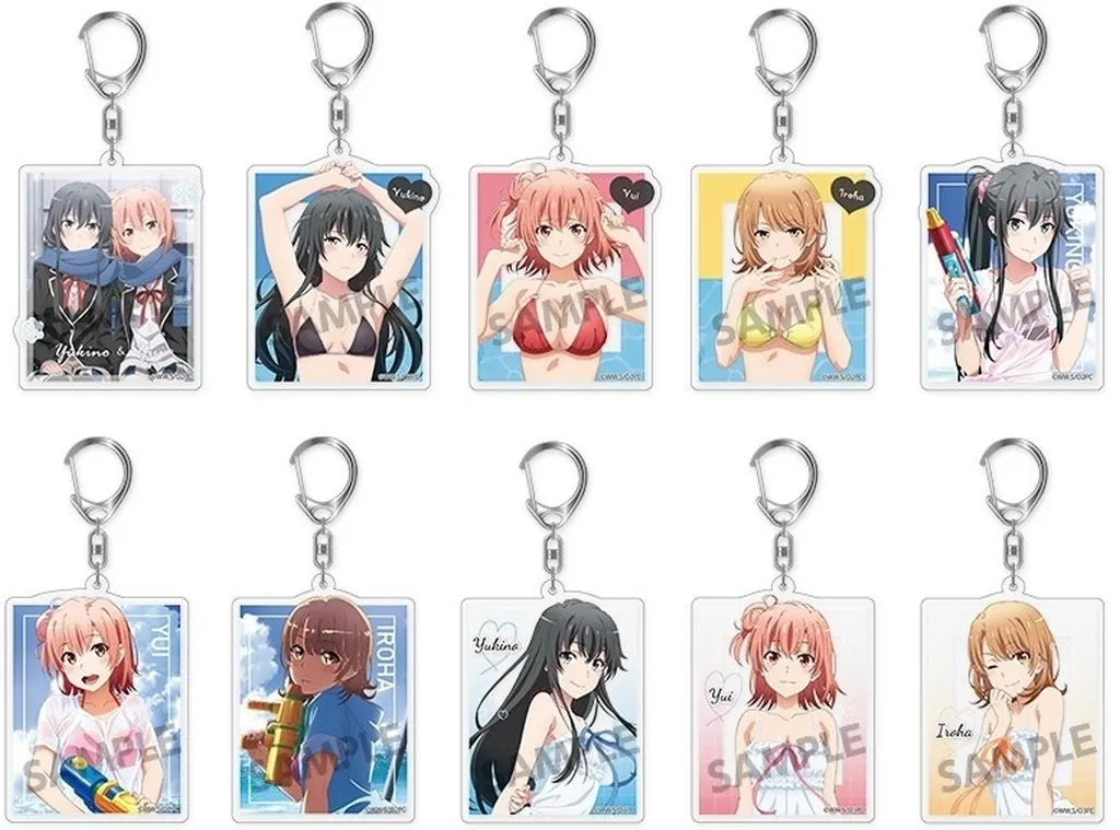 全10種セット 「やはり俺の青春ラブコメはまちがっている。シリーズ トレーディングアクリル vol.2」