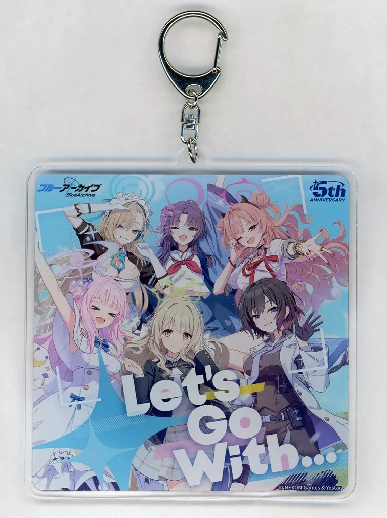 ジャケットイラスト アクリル 「CD ブルーアーカイブ / Let’s Go With…」 CD版購入特典