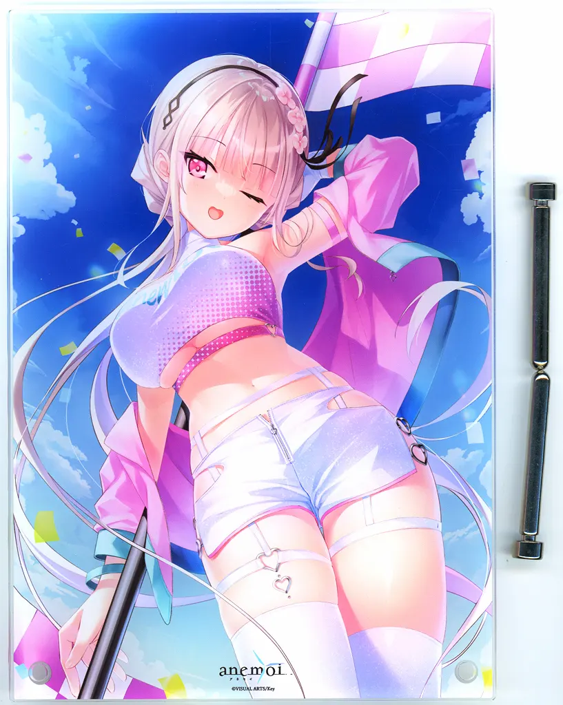 淡雪陽彩 描き下ろしA5アクリルパネル 「PCソフト anemoi -アネモイ- 初回限定版」 オフィシャル通販購入特典_image