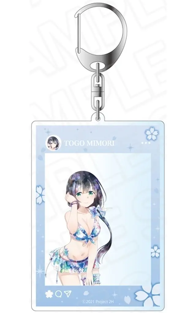 東郷美森 桜水着 ver. SNS風アクリル PALE TONE series 「結城友奈は勇者である 大満開の章」