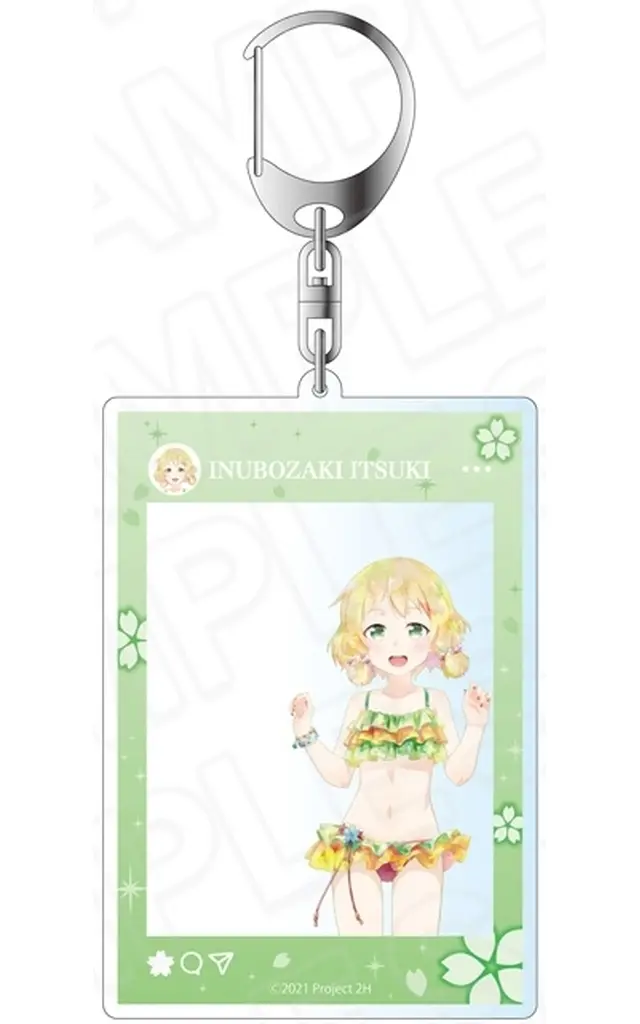 犬吠埼樹 桜水着 ver. SNS風アクリル PALE TONE series 「結城友奈は勇者である 大満開の章」
