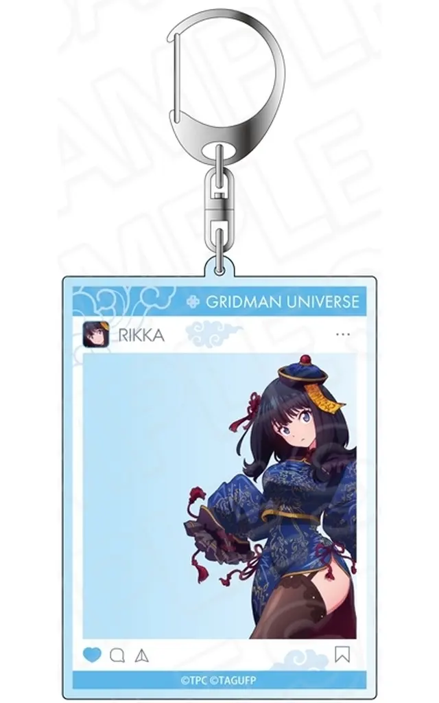 宝多六花 SNS風アクリル キョンシー ver. 「グリッドマン ユニバース」