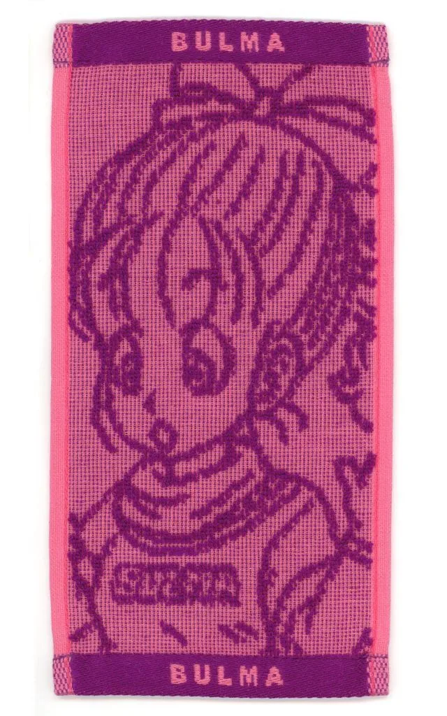 ドラゴンボール一番くじ B賞ブルマ J賞ジャガードミニタオル 駿河屋 -<中古>ブルマ ジャガードミニタオル 「一番くじ