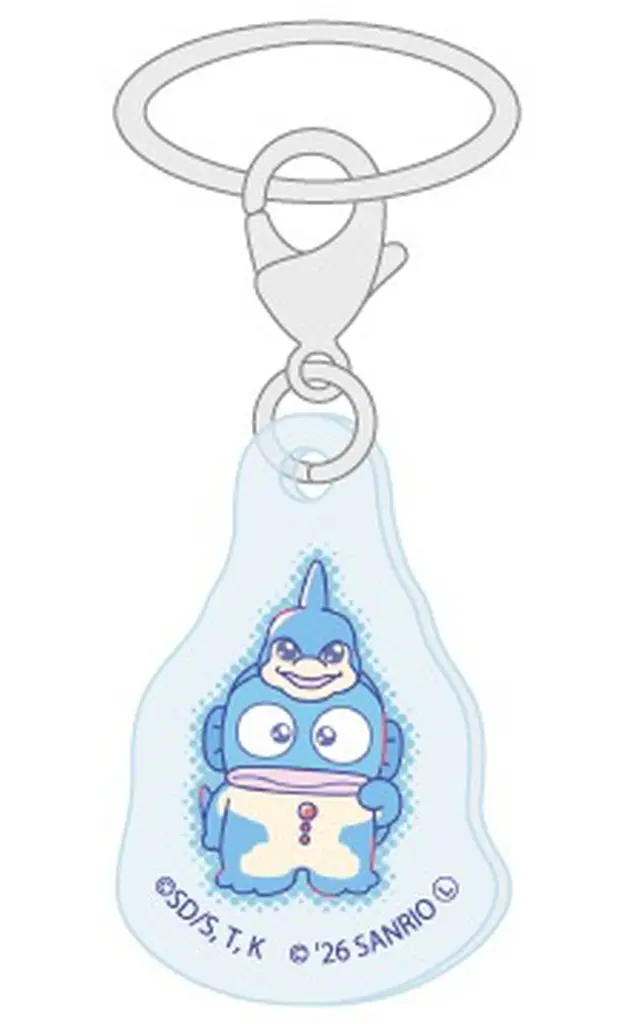ハンギョドン×N・アクア・ドルフィン 「遊☆戯☆王デュエルモンスターズGX×サンリオキャラクターズ めじるしチャーム 01.コラボイラスト」