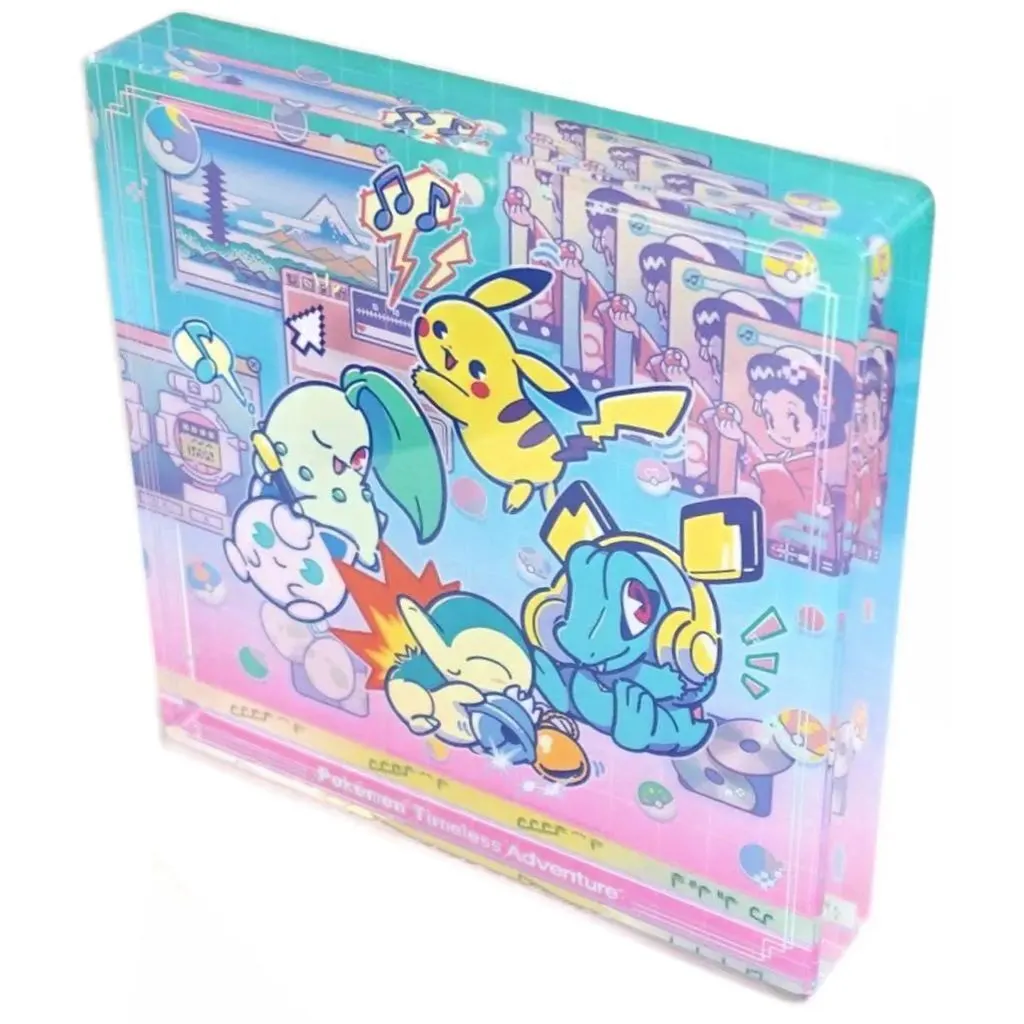 Pokemon Timeless Adventure ジョウト アクリルブロック 「ポケットモンスター」 ポケモンセンター限定_image