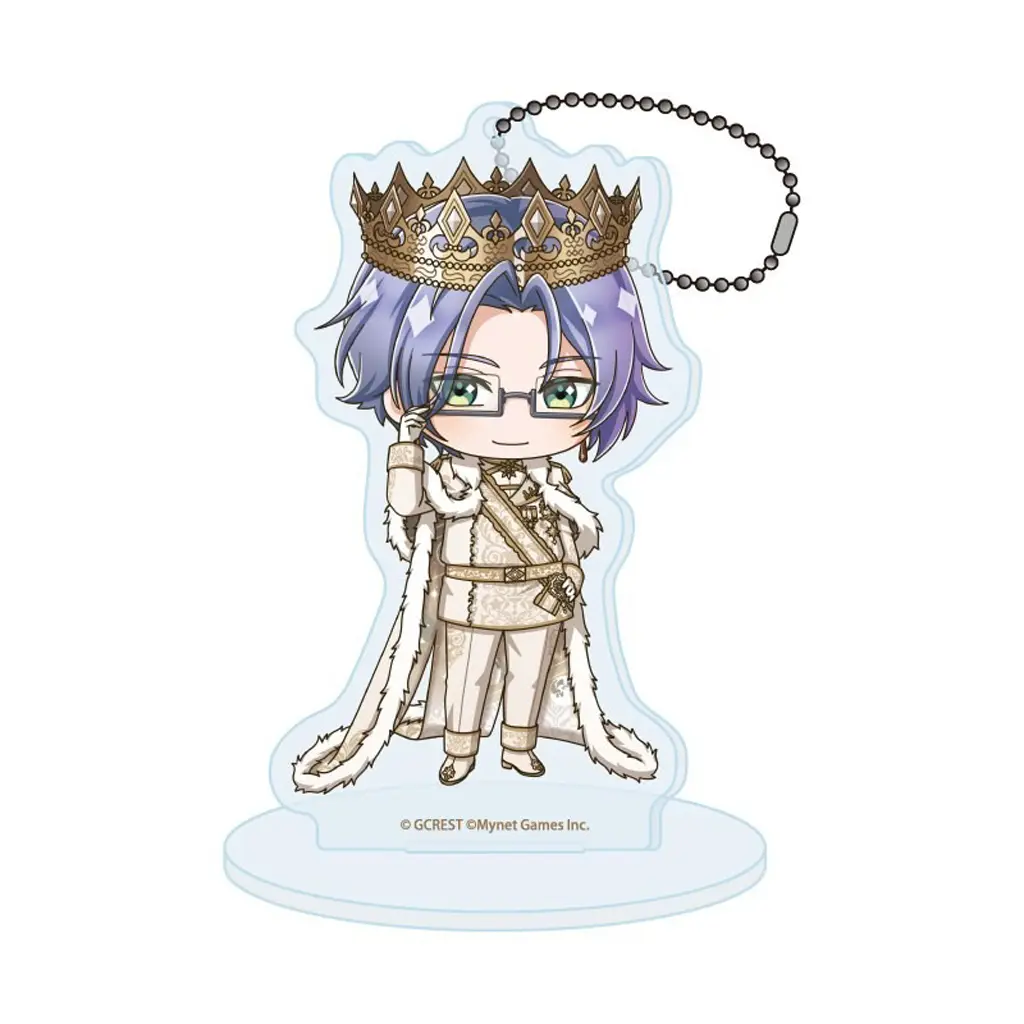 111.フォルカー(ミニキャライラスト) アクリルスタンド 「夢王国と眠れる100人の王子様×eeo Cafe 2026年5月開催」