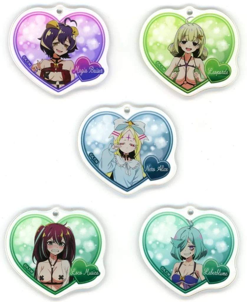 全5種セット 「魔法少女にあこがれて×ドン・キホーテ 描き下ろしアクリルコレクション ボンテージ×ベビードールver.」