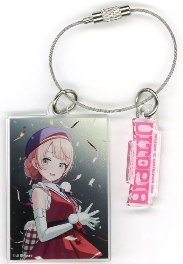 しぐれうい(“LIVE_AREA” ver.) ロゴチャーム付きアクリル 「バーチャルYouTuber しぐれうい展2026『Uitopia』」