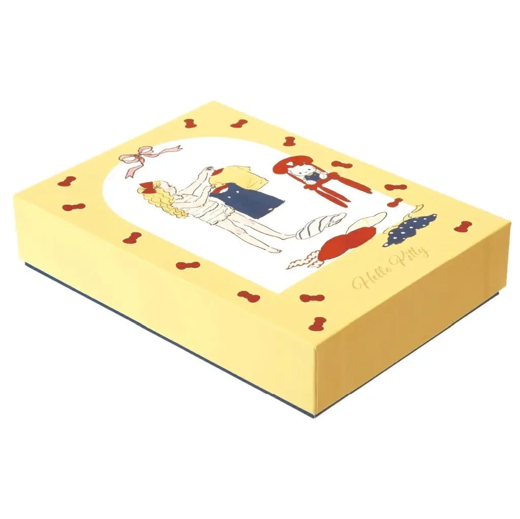 小物入れ・マルチケース・缶ケース　ハローキティ(黄) 貼り箱 「サンリオキャラクターズ×くらはしれい」